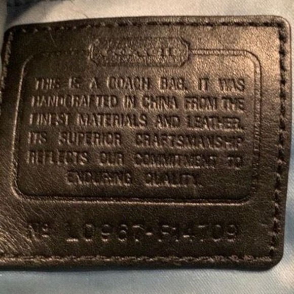 Coach Signature Zoe Purse Black Grey Monogram Jacquard Logo Hobo Hand Bag F14709 - Picture 2 of 6